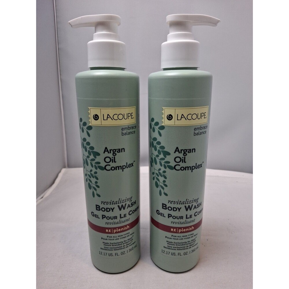 LA COUPE( Lot x 2) Embrace Balance Argan Oil Complex Revitalizing Body Wash